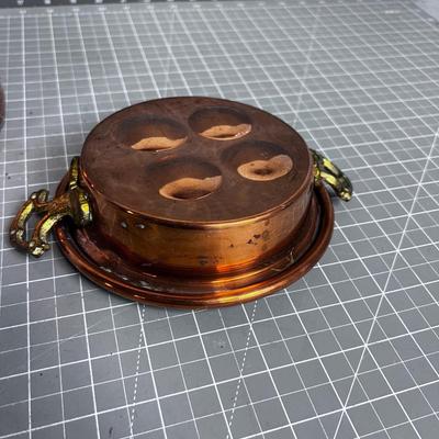 2 Pieces of Vintage Copper Cookware
