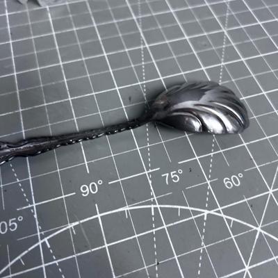 Silver Condiment Server with Spoon in Original Box