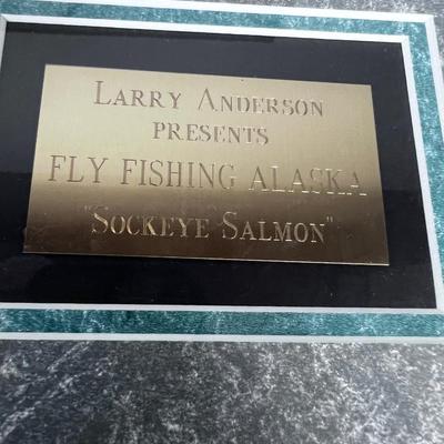 Sockeye Salmon Print Framed NICE! 