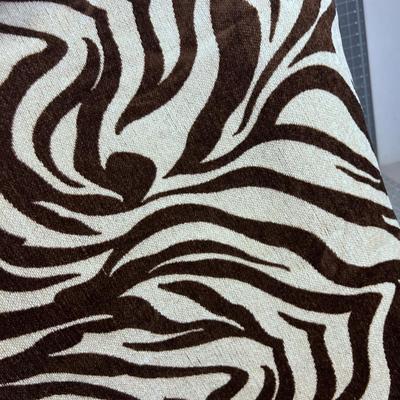 Bolt of Brown Stripped Zebra FABRIC. 