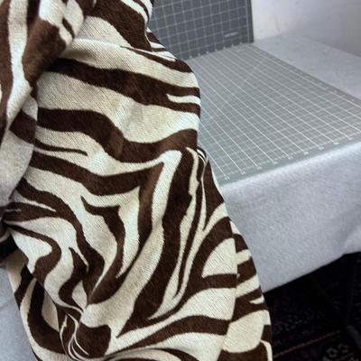 Bolt of Brown Stripped Zebra FABRIC. 