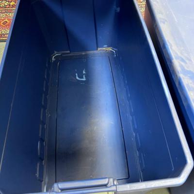 Extra LARGE Blue Storage Tubs Blue