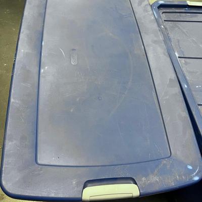 Extra LARGE Blue Storage Tubs Blue