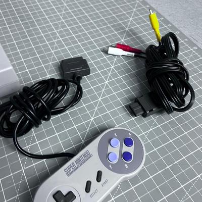 Super Nintendo Console with 2 Games