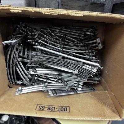 Bunch of "O" Scale Train Track, Trains, Parts Accessories - 2 BOXES 