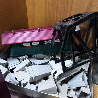 Bunch of "O" Scale Train Track, Trains, Parts Accessories - 2 BOXES 