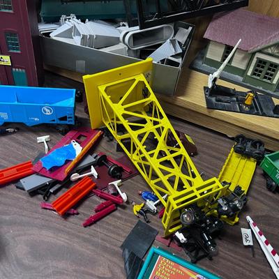 Bunch of "O" Scale Train Track, Trains, Parts Accessories - 2 BOXES 