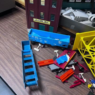 Bunch of "O" Scale Train Track, Trains, Parts Accessories - 2 BOXES 