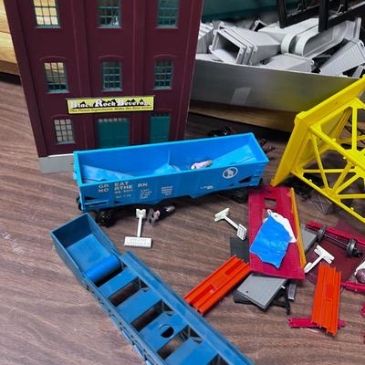 Bunch of "O" Scale Train Track, Trains, Parts Accessories - 2 BOXES 