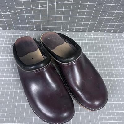 Troentorps CLOGS Men's, Brown Leather