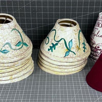 19 Miniature Lamp Shades 