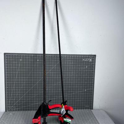 2 Pittsburg Bar Clamps 