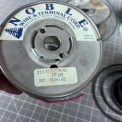 4 Partial Spools of Wire 