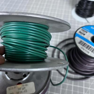 4 Partial Spools of Wire 