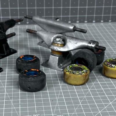 Skateboard Trucks and Wheels 