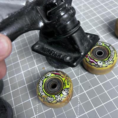 Skateboard Trucks and Wheels 