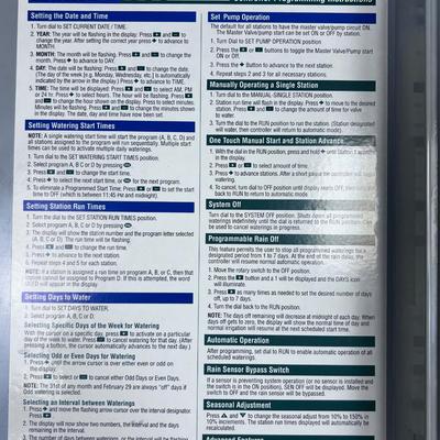 Hunter Sprinkler Control Box