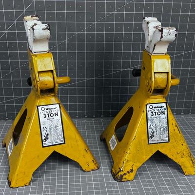 3 Ton Jack Stands YELLOW 