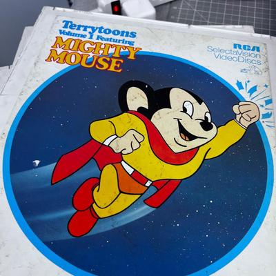 Lazer Video Disc Player With Discs 