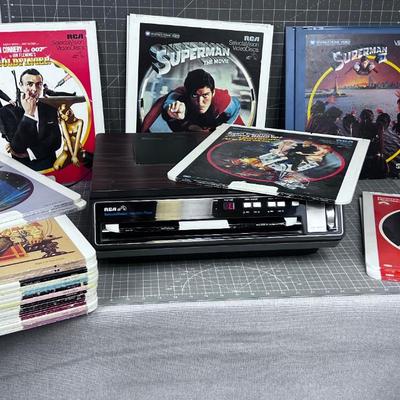 Lazer Video Disc Player With Discs 