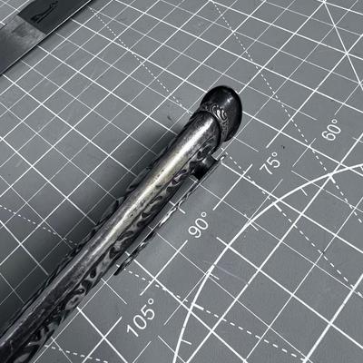 Alpaca Silver Knife with Silver Sheath, Hand Crafted & Made in Argentina 