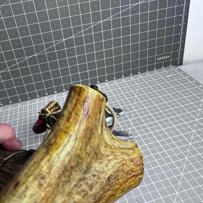 NATIVE PEACE PIPE, Hand Crafted 