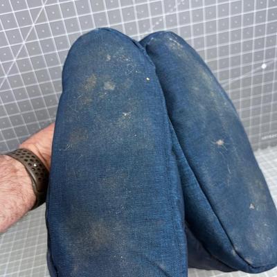 Eddie Bauer DOWN FILLED SLIPPERS Nice! 