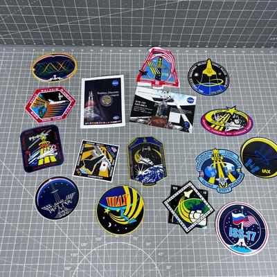 NASA Stickers Space Shuttle and Rocket Launches 