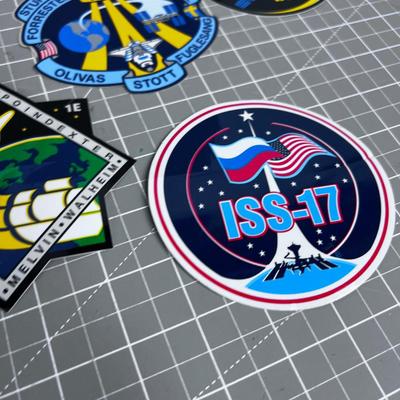 NASA Stickers Space Shuttle and Rocket Launches 