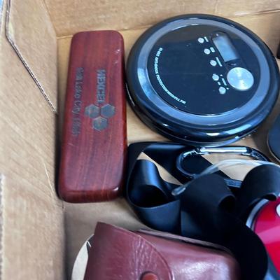 Office Drawer Clean Out; Pen Set, Recorder, CD Player