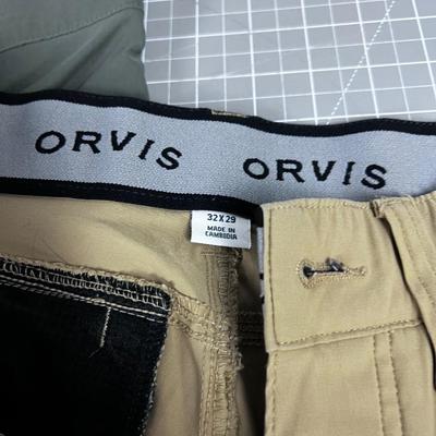 2 Pair of ORVIS Pants High Tech Fabric