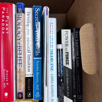 Lots of Self Help BOOKS Some Novels and a little Business and medical too.