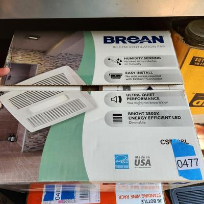 Broan 80 CFM Ventilation Fan new in box