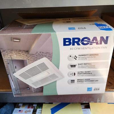 Broan 80 CFM Ventilation Fan new in box