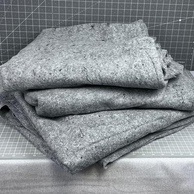 4 Felt Pad Packing Blankets USED ONCE