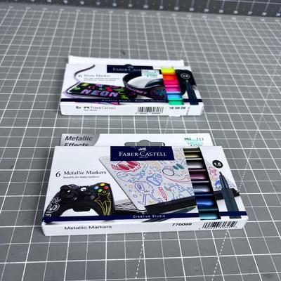 2 Faber Castell Metallic Marker