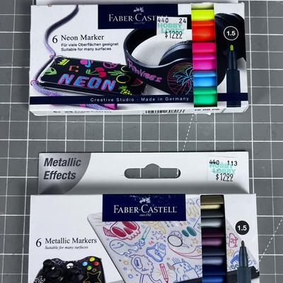 2 Faber Castell Metallic Marker