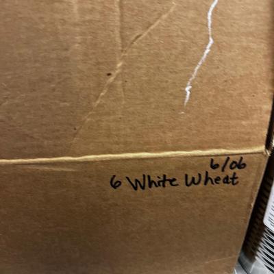 (6) No. 10 Cans of Food Storage: White Wheat 