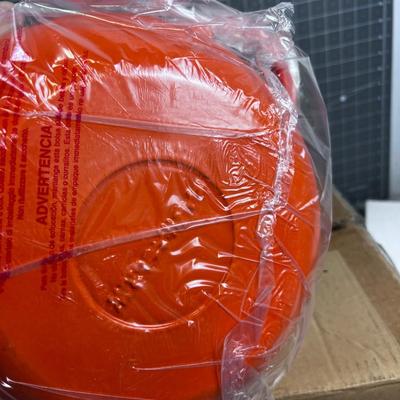 FABULOUS Rachel Ray 10" Orange NEW Cast Iron Pan with Glass Lid 
