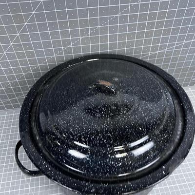 Black Enamel Canning Pot 