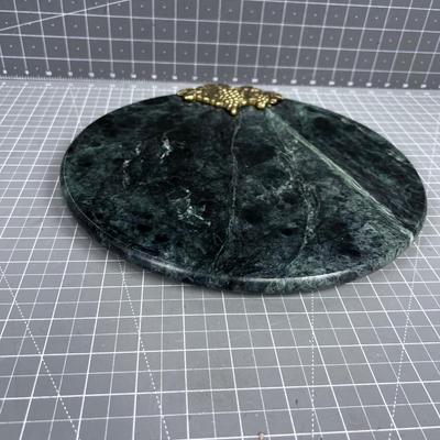 Green Marble Plate Charcuterie 