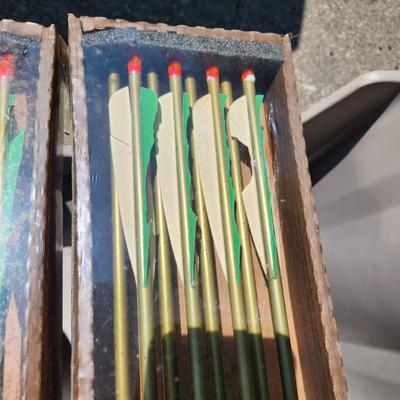Vintage 1911 Bear Metric Hunter Arrows sealed packages