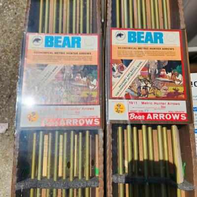 Vintage 1911 Bear Metric Hunter Arrows sealed packages
