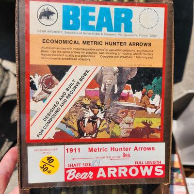 Vintage 1911 Bear Metric Hunter Arrows sealed packages
