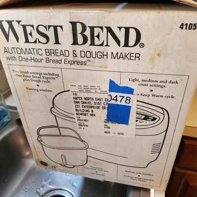 Vintage Westbend Bread and Dough Making machine NOS