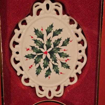 Lenox Porcelain Christmas Ornaments (BDF-JS)