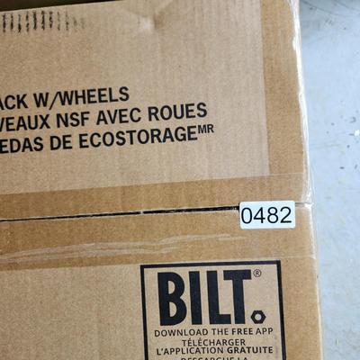 Trinity Ecostorage 5 Tier NSF Pantry w Wheels Shelving 24x12x55.5