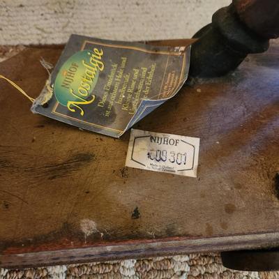 Nijhof Nostalgia Pull Toy Horse on Wheels Made in Holland