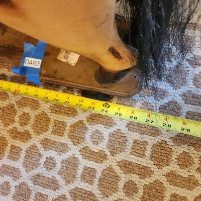 Nijhof Nostalgia Pull Toy Horse on Wheels Made in Holland