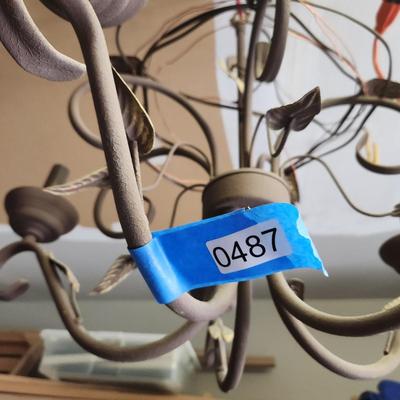 Hanging Ceiling Light Fixture 5 Lamps